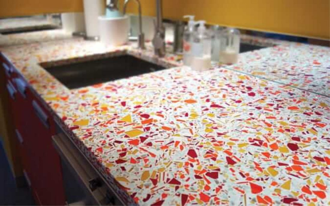 Producing Mosaic Countertops Floor, How To Tile Over A Laminate Countertop